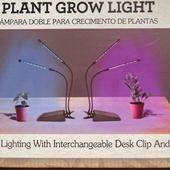 NEW LED Grow Lights Indoor Plants Hydroponics Dual Head Plant Growing Lamp Light - Picture 3 of 8